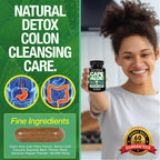 Cape Aloe Colon Cleanse, Detox & Flush - 90 Capsules. Gentle Constipation Relief