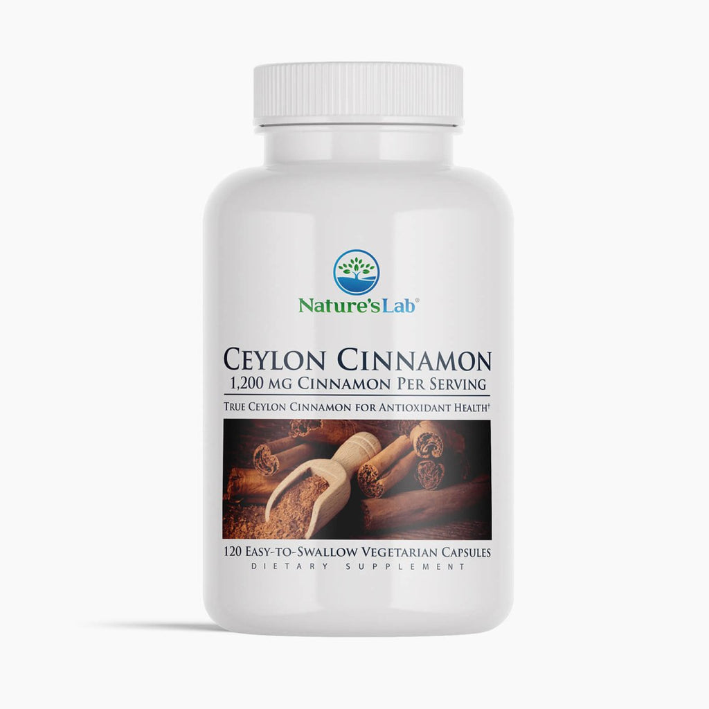Nature's Lab Ceylon Cinnamon 1,200 mg - 120 Capsules