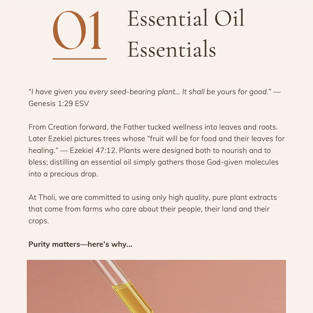 Tholi Oil Anointed for Every Step (Digital eBook)