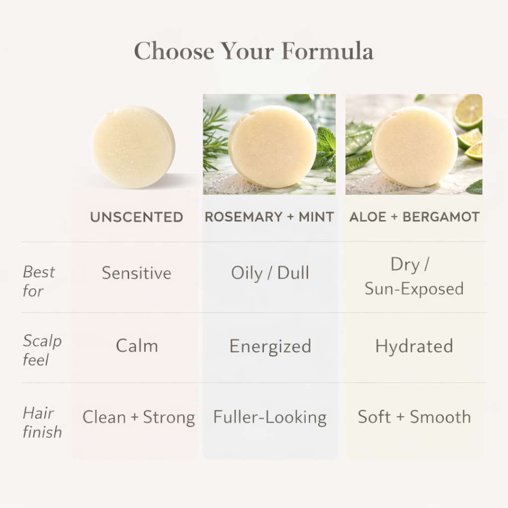 Natural Shampoo Bar with Edelweiss & pH Balancing Citric Acid