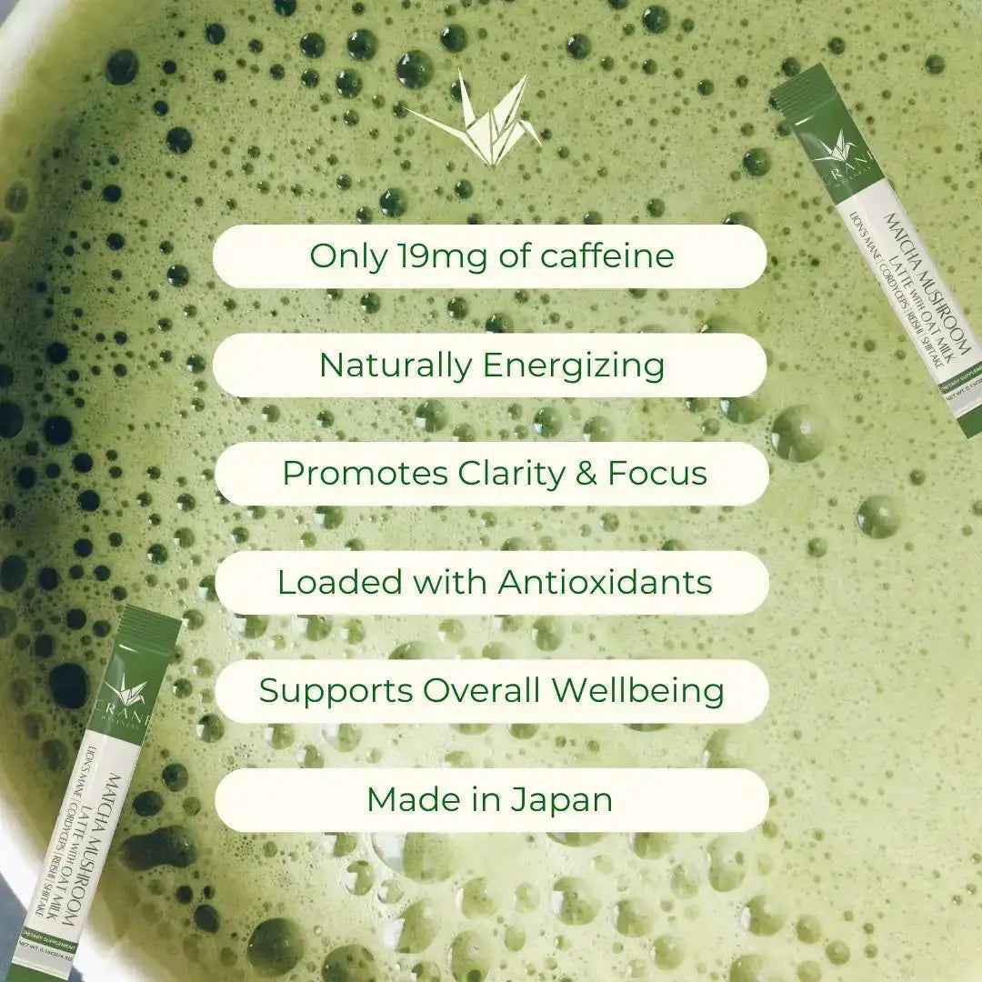 Matcha Mushroom Latte
