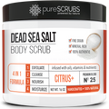 Citrus+ Body Scrub - Dead Sea Salt - Premium Blend #25