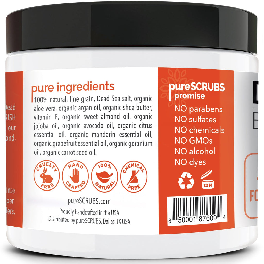 Citrus+ Body Scrub - Dead Sea Salt - Premium Blend #25