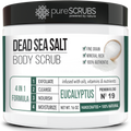 Eucalyptus Body Scrub / Dead Sea Salt / Premium Blend #19