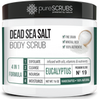 Eucalyptus Body Scrub / Dead Sea Salt / Premium Blend #19