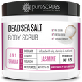 Jasmine Body Scrub / Dead Sea Salt / Premium Blend #15