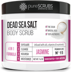 Jasmine Body Scrub / Dead Sea Salt / Premium Blend #15