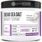Lavender Body Scrub / Dead Sea Salt / Premium Blend #17