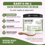 Lemongrass Body Scrub / Dead Sea Salt / Premium Blend #11