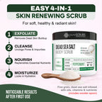 Peppermint Body Scrub / Dead Sea Salt / Premium Blend #12