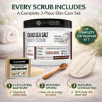 Sandalwood Body Scrub / Dead Sea Salt / Premium Blend #21
