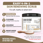 Vanilla Body Scrub / Dead Sea Salt / Premium Blend #20