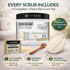Vanilla Body Scrub / Dead Sea Salt / Premium Blend #20