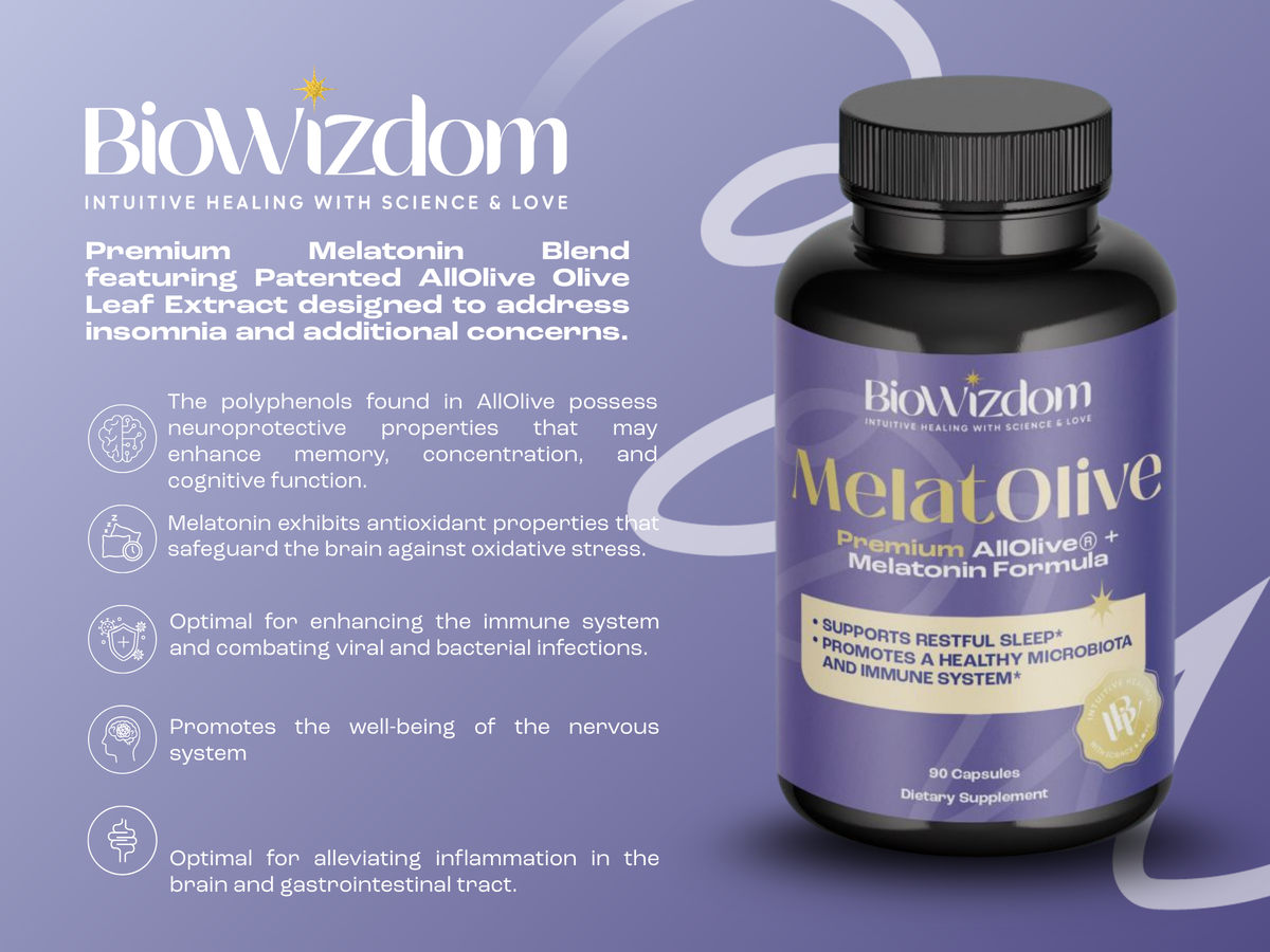 BioWizdom MelatOlive Capsules (90 count)