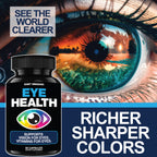 Eye Health & Vision Vitamins Supplement 60 Capsules