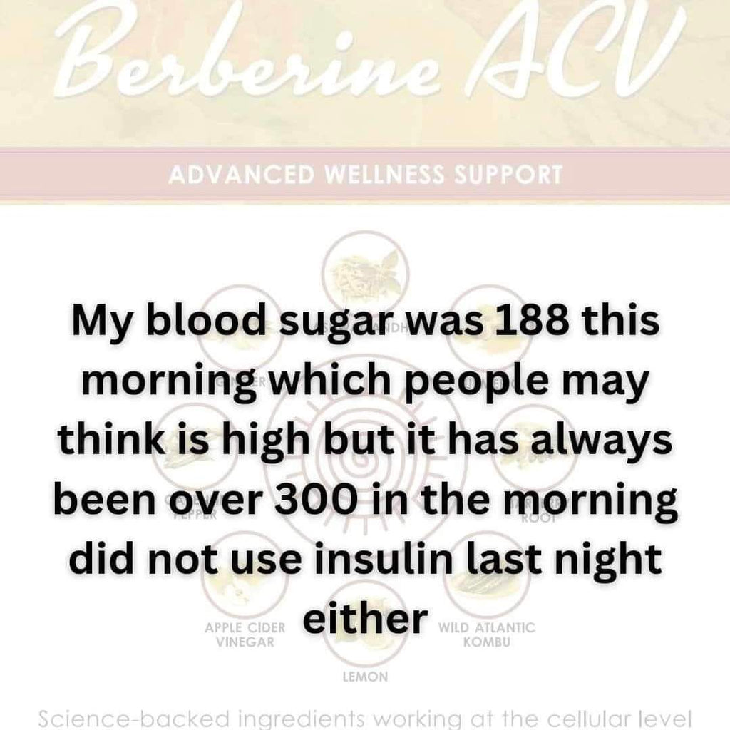 Berberine ACV - Supports Healthy Blood Sugar, Digestion & Immunity