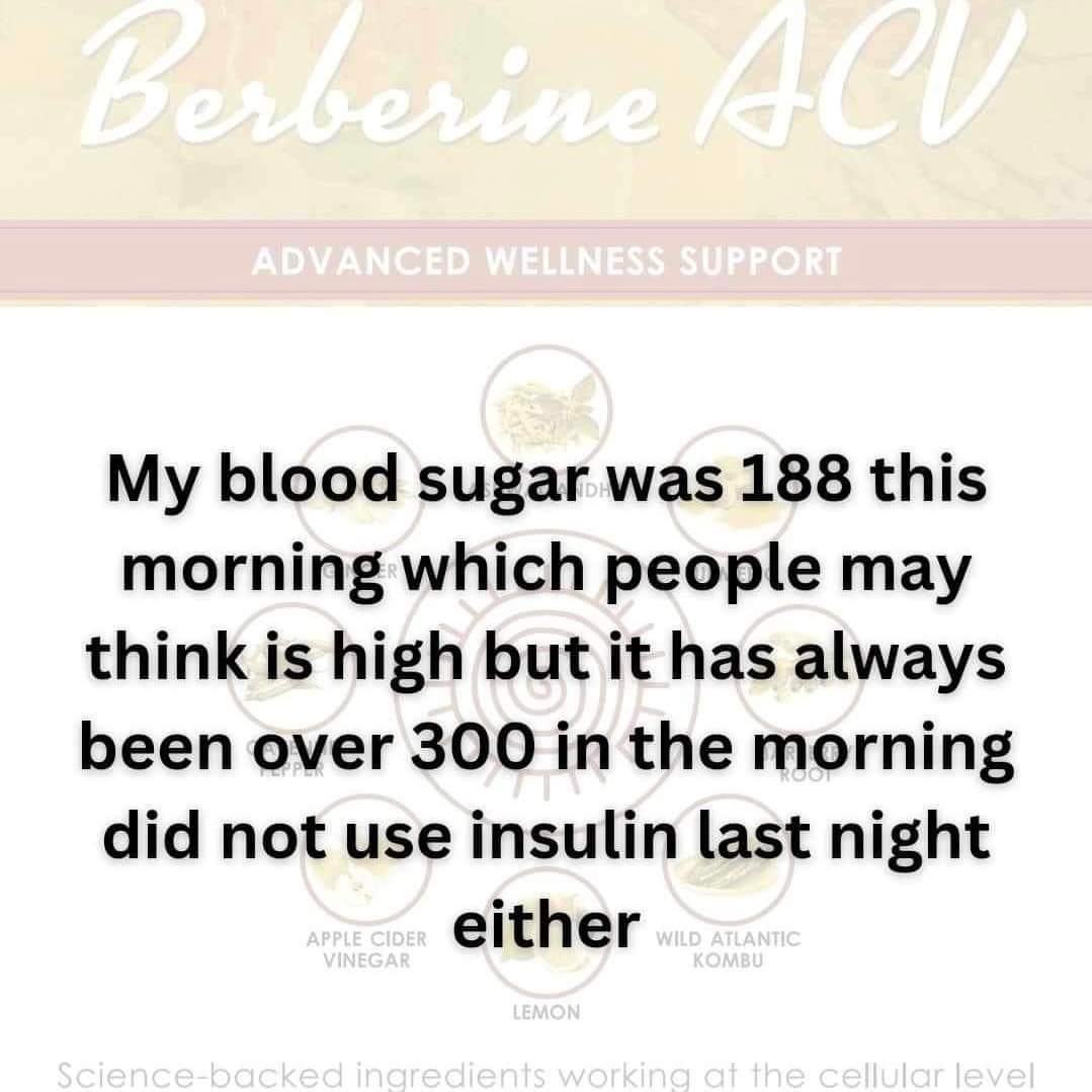 Berberine ACV - Supports Healthy Blood Sugar, Digestion & Immunity