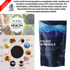 Fulvic Acid Mineral Liquid & Powder - Chelates Heavy Metals, 70+ Minerals & Electrolytes