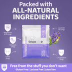 Snooze Melatonin Sleep Patches: Ashwagandha, Magnesium BHB, Valerian root Travel 8 Pack