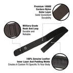 Bear KompleX "APEX" Premium Leather Weight Lifting Belt