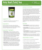 Holy Basil Tea - 60 Servings. Buy 3, Get 1 Free