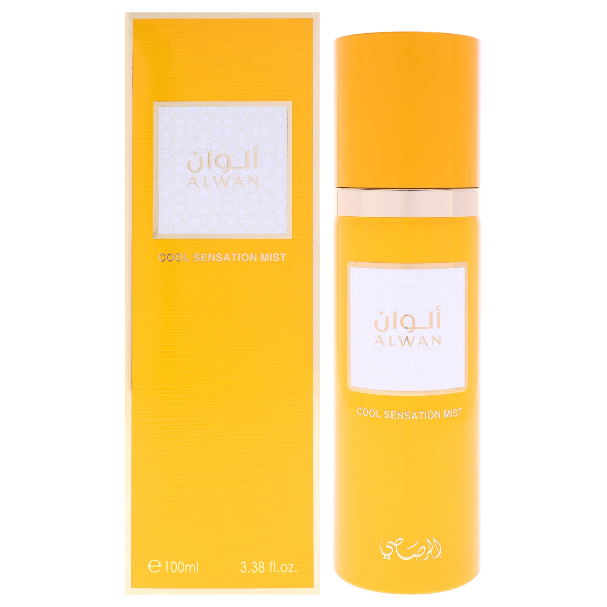Alwan Cool Sensation Mist by Rasasi for Unisex - 3.38 oz Mist