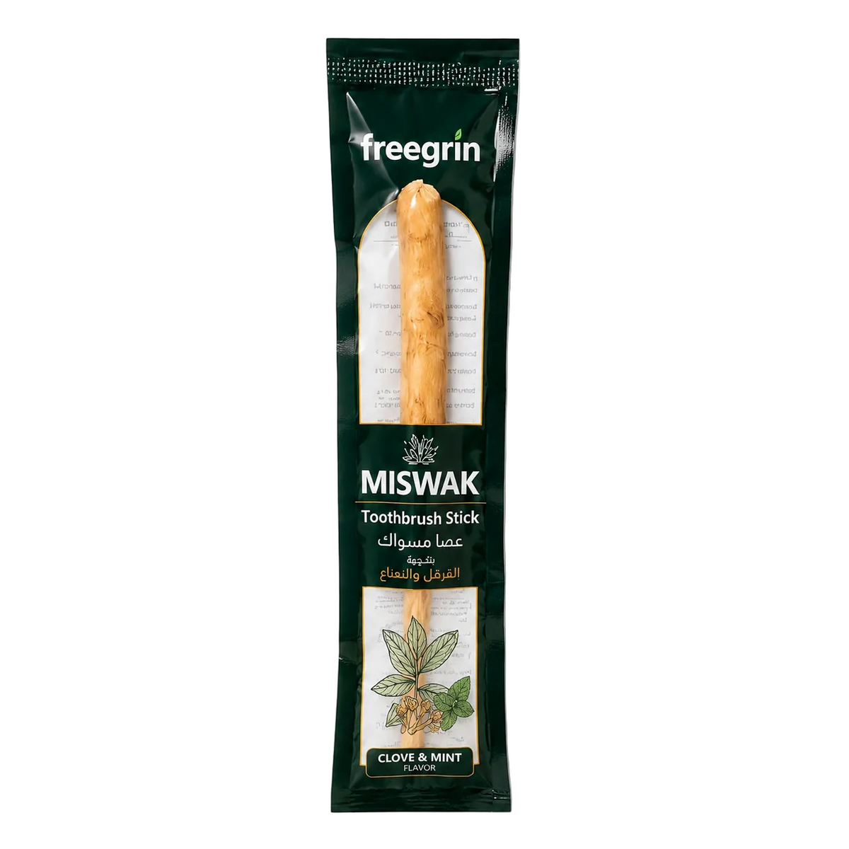 Miswak Toothbrush clove/mint flavor