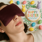 Eye Pillow Hot/Cold Aromatherapy Rectangular Shaped with 12 Herbs & Essential Oil