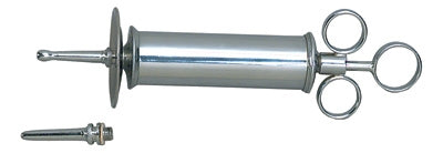 SYRINGE EAR 3OZ. CHROME GRAFCO