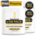 King Maker 13-in-1 Anabolic Supplement for Men to Increase Stamina, Lean Muscle Growth & Recovery, N.O. Booster with Tongkat Ali (LJ100), 120 Capsules