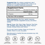 Nature's Lab L-Theanine 200 mg - 60 Capsules
