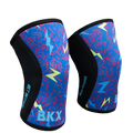 Bear KompleX Knee Sleeves - Lightning with REVERSIBLE Blue