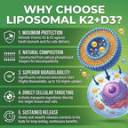 Liposomal Vitamin D3 5000IU K2 MK7 100 mcg