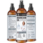 Doctor Recommended  Pure Topical Magnesium Oil Spray, Ultra-Fast Absorption for Better Health, Original Zechstein Brine