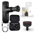 MVPmini Percussion Massage System with Vibration & Premum Silicone Massage Heads with Impact Control that Contour to Your Body