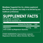 Magnesium Glycinate Supplement 90 Capsules