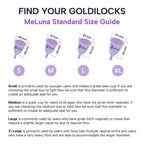 MeLuna Heavy Flow Menstrual Cup | High Capacity XL | Classic | Stem Handle