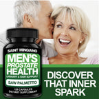 Men's Prostate Health - 120 Capsules of Advanced Prostate Supplements for Men with Saw Palmetto