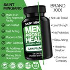 Men's Prostate Health - 120 Capsules of Advanced Prostate Supplements for Men with Saw Palmetto