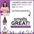 Lavender Aromatherapy Mist - 100% Natural Essential Oil Blend for Room, Body, Linens