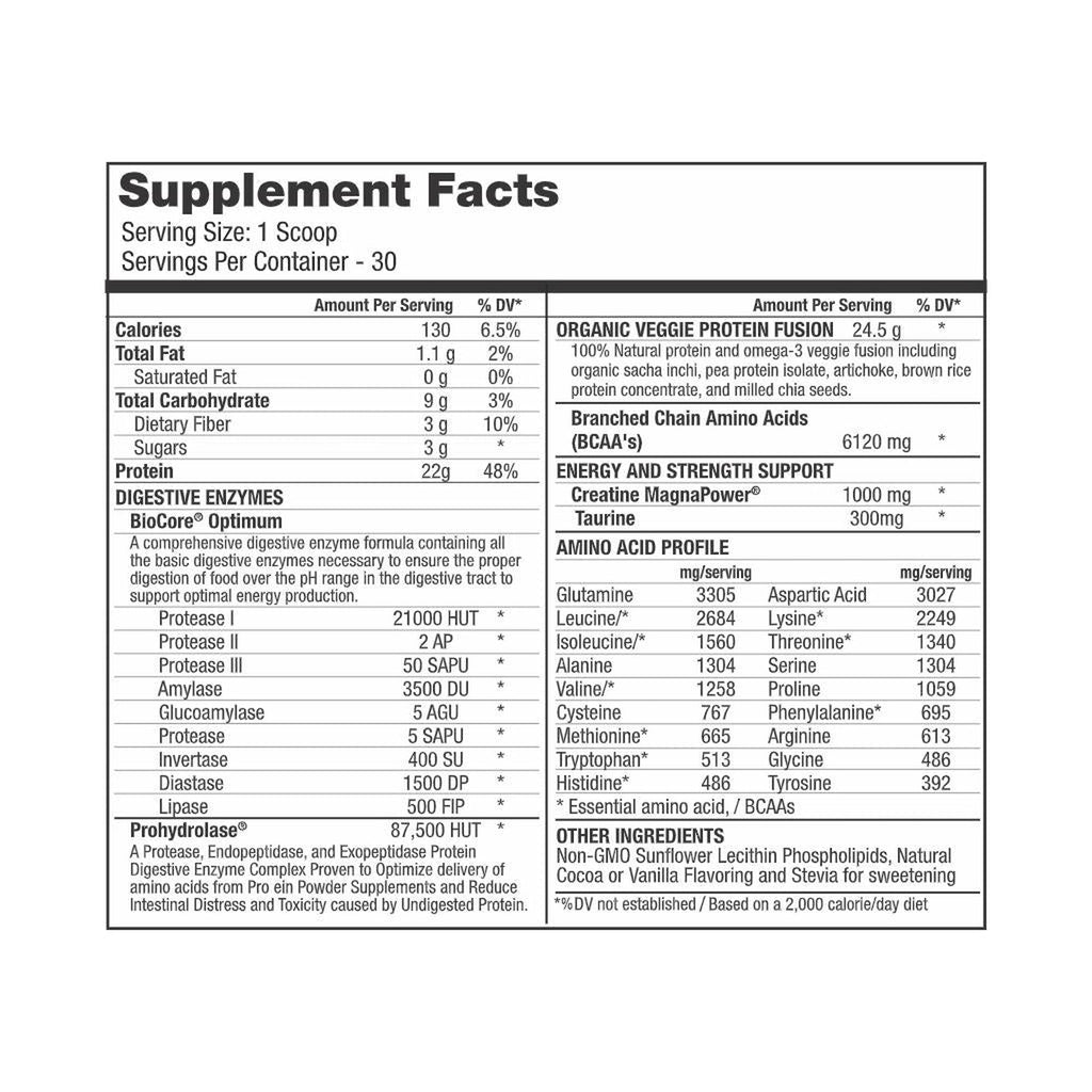 Mother Earth Labs Veggie Fusion Protein