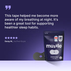 Muzzle® Mouth Tape for Adults (Medium Hold)