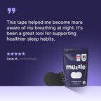 Muzzle® Mouth Tape for Adults (Strong Hold)