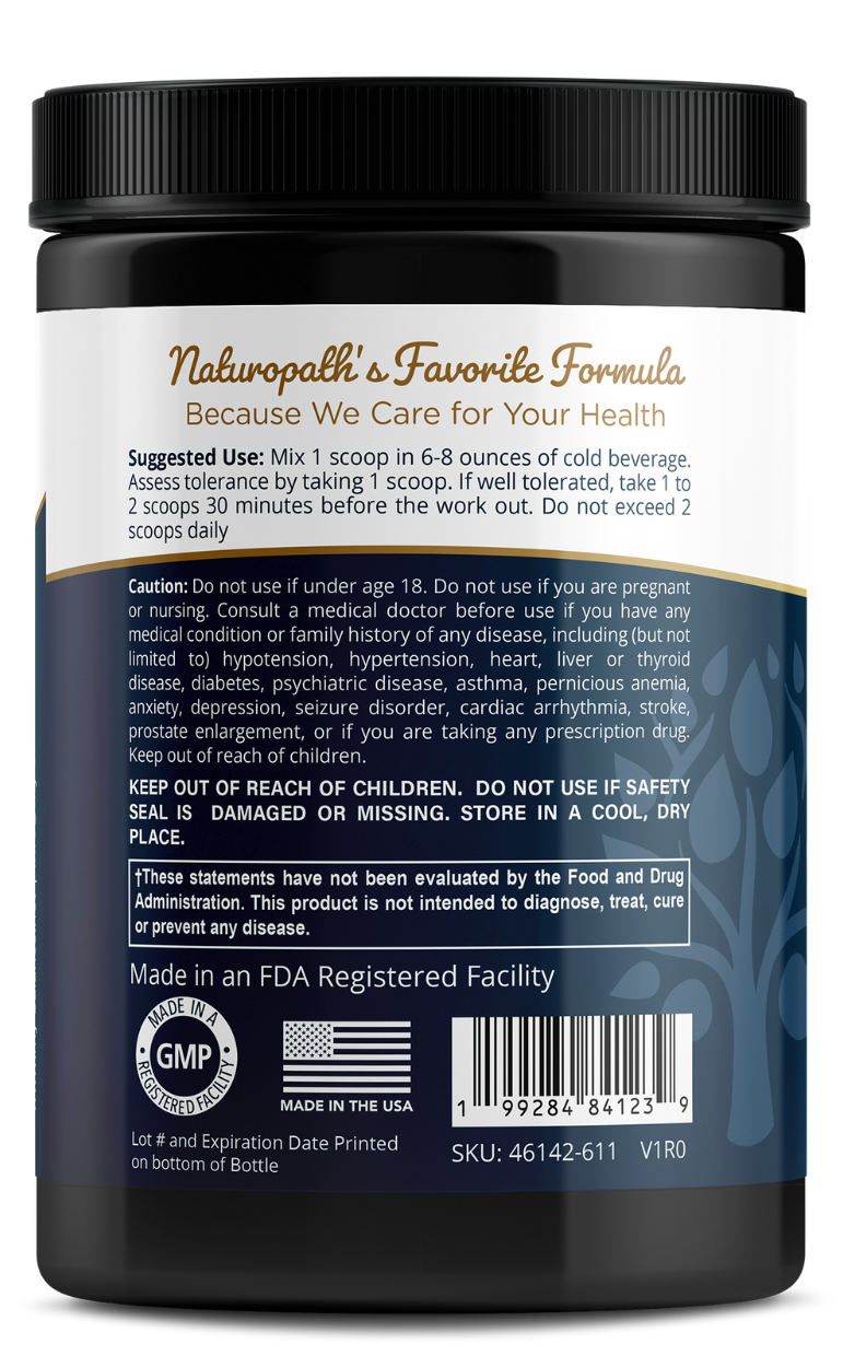 Nitric Oxide Booster Powder Mix – Blue Raspberry Flavor