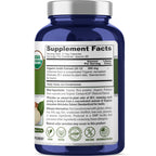 NusaPure Inulin Powder 20:1 Extract, 300 mg | 200 Veg Capsules |USDA Organic Suitable for Vegetarians, Vegan, Non-GMO Supplement