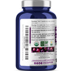 NusaPure USDA Organic Maqui Berry 10:1 Extract, 100 mg 180 Veg Caps Suitable for Vegetarians and Vegans, Non-GMO
