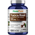 NusaPure Yucca Root 30:1 Extract, 100 mg 120 Veggie Capsules Yucca schidigera Non-GMO, Vegan