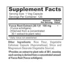 NusaPure Yucca Root 30:1 Extract, 100 mg 120 Veggie Capsules Yucca schidigera Non-GMO, Vegan