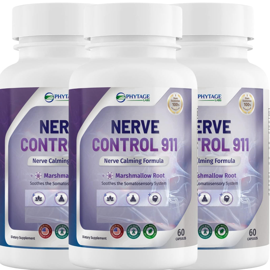 Nerve Control 911 - Natural Plant Based Nerve Health Supplement
