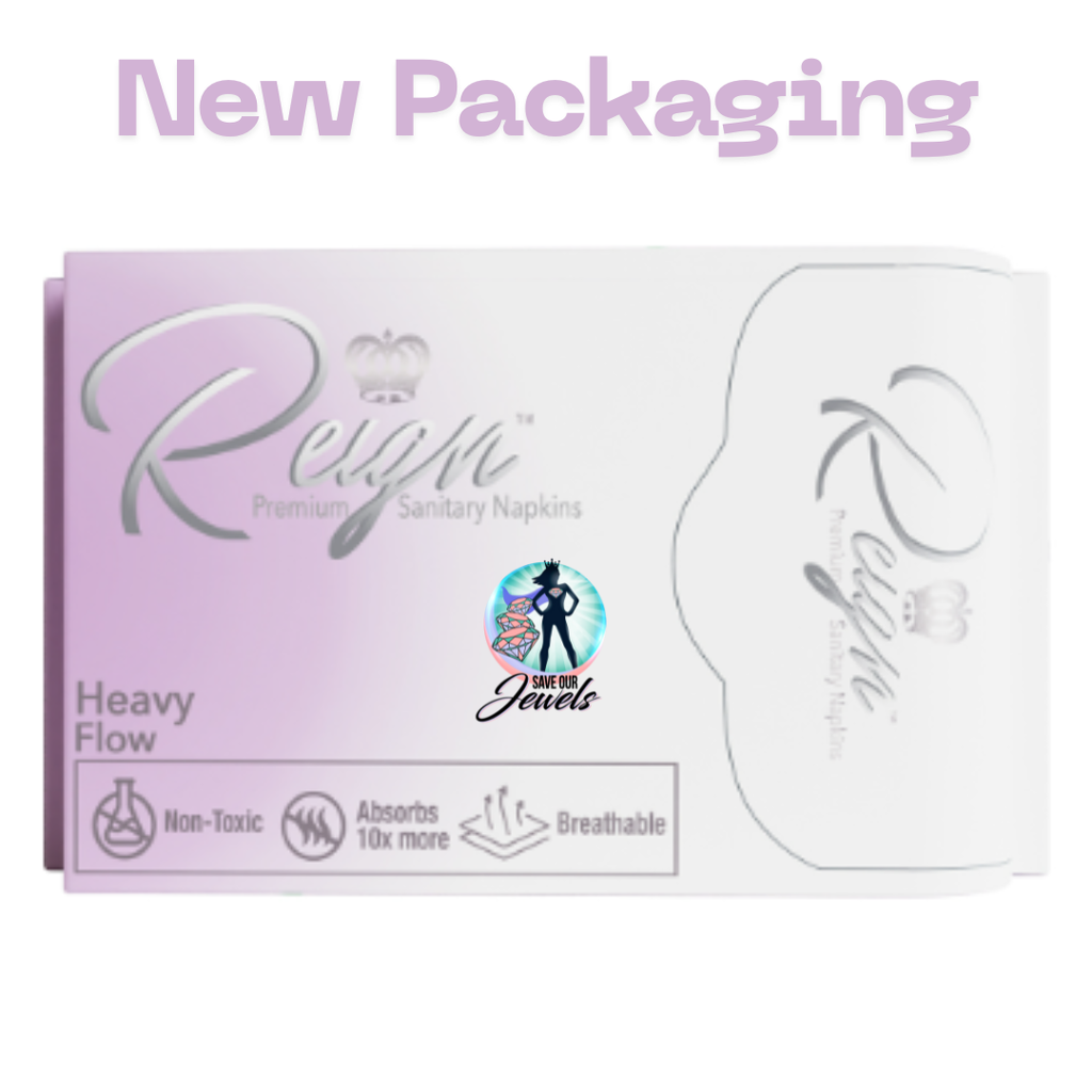 Heavy Flow Reign Premium Sanitary Napkins (8 Per Pack)
